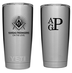 20 oz Yeti Tumbler Kansas